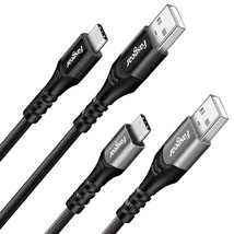 10Ft Usb C Cable 2Packs Nylon Braided 3A Fast Charging Durable Type C 2.... - £18.00 GBP