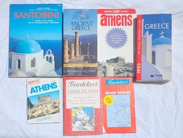 7 Vintage Greek Greece Travel Books Guides 80s/90s Insight, Berlitz, Baedeker&#39;s - £14.57 GBP
