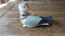 Vintage Wood Seagull Decor Decoy 6&quot; - £75.84 GBP