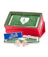 New York Mets Cufflinks, Money Clip and Tie Bar Gift Set - £79.08 GBP