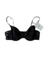 Dkny Modern Lace Unlined Underwire Bra DK4019 Black Size 36B - $487.30 MXN