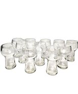Set of Eleven1970s Pepsi Cola 16 oz Drinking Glasses Vintage White Lette... - $55.89