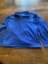 Callaway Golf Weather Series 1/4 Zip Pullover Blue Mens M Stretch, Fleece - $21.78