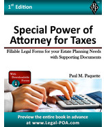 Special Power of Attorney for Taxes - Full Version - Paperback - £23.85 GBP