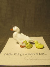 Ron Hevener Duck and Babies Figurine Miniature - $25.00