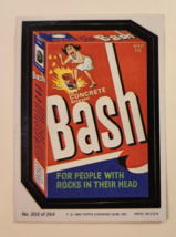 Topps Wacky Packages Bash Detergent Puzzle Back 11th 1980 202 Of 264 - $6.92