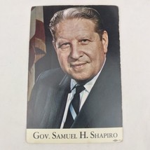 Governor Samuel H. Shapiro Re-election Postcard 4x6 Illinois - £10.21 GBP