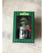 NIB Vintage Sesame Street &quot;Oscar The Grouch&quot; Holiday Ornament By Gibson ... - $32.25