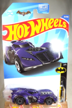 2022 Hot Wheels #32 Dc Batman 2/5 Batman:Arkham Asylum Batmobile Purple w/AD Sp - $8.25