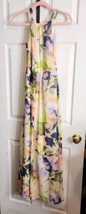 ModCloth Women’s Essence Of Presence Lined Floral Chiffon Maxi Dress Sz ... - £58.97 GBP