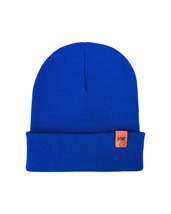 HAAKWEAR Knit Cuffed Classic Beanie / Hat - Sapphire Blue, Made in USA - £23.01 GBP