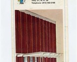 Vagabond Inn Brochure Rochelle Illinois 1970&#39;s TIKI Polynesian Bar - $47.52