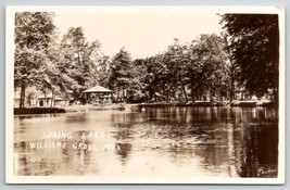 Mechanicsburg PA RPPC Spring Lake Williams Grove Park To Dillsburg Postcard AA3 - £15.67 GBP