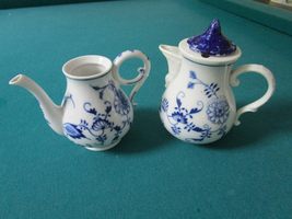 TK Meissen Germany Count Thun 1890s Klosterle Tureen Cups TEAPOT Creamer ORIGINA - $63.70+