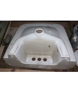 VINTAGE WALL-MOUNTED BATHROOM SINK - £355.60 GBP