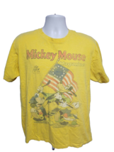 Disneyland Mickey Mouse Magazine Adult Large Yellow TShirt - $19.80