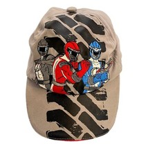 Power Rangers Baseball Cap Disney Store Gray Embroidery Hat Youth Vintage - £23.40 GBP