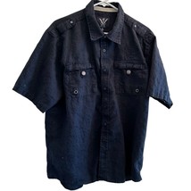 Triple Fat Goose Shirt Mens XL Blue Going Hard Since 1987 Button Down Ep... - $25.65