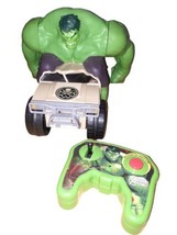 Jakks 2015 Incredible Hulk Remote Control Smash Car Tested Works Needs Batteries - £19.65 GBP
