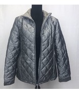 Womens Casual Jane Ashley Jacket Size L Large Grey 2 Pocket - €21,63 EUR