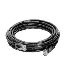 Cables Direct Online 30ft Black Cat5e Ethernet Network Patch Cable Inter... - £13.30 GBP