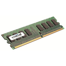 Crucial 2GB DDR2 667MHz PC2-5300 240pin CL5 Unbuffered ECC Desktop Serve... - £15.49 GBP