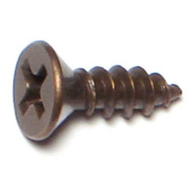 #7 x 1/2&quot; Antique Brass Plated Steel Phillips Flat Head Hinge Screws - $9.91+