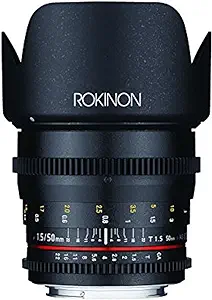 Rokinon Cine DS 50mm T1.5 Lens for Canon - $739.99