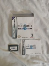 Final Fantasy I &amp; II 1 &amp; 2 Dawn Of Souls (Gameboy Advance GBA) Complete CIB - £43.83 GBP