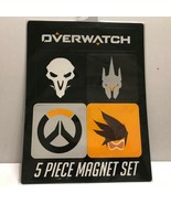 NEW Official Blizzard Overwatch 5 Piece Flat  9&quot;x8&quot; Magnet Set - $12.25 CAD