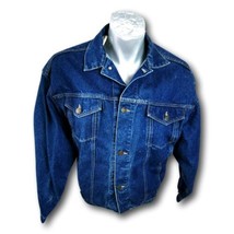 Calvin Klein Mens Denim Jacket Blue Size M Retro 80s LS Metal Buttons - £31.78 GBP