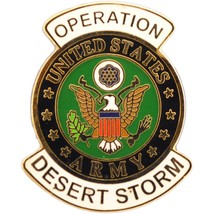 U.S Army Operation Desert Storm Pin 1&quot; - £8.75 GBP