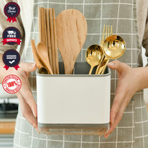 Kitchen Cutlery Holder Spoon Fork Storage Rack Organizer Utensils Chopstick Box - £8.50 GBP