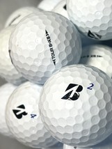 4 Dozen Premium AAA White Bridgestone Tour B XS Used Golf Balls - $43.49