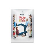 Movie Poster Yours Mine And Ours Unframed Inside Canvas Decor 12x18 Inch... - $13.99