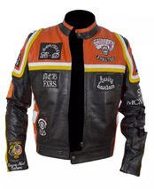 Men&#39;s Harley-Davidson and Marlboro Motorcycle Real Leather Jacket - £54.47 GBP+