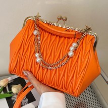 Fashion Women Chain  Bags Kiss Lock  Clip Crossbody Bags Female Chic Crossbody B - £79.63 GBP