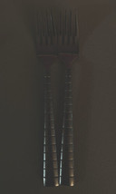 Pfaltzgraff Stainless 18/0 Atalya 2 Salad/Dessert Forks Flatware - £11.00 GBP