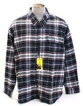 Stanley Workwear Plaid Long Sleeve Button Front Flannel Shirt Men&#39;s NWT - $60.99