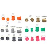 24 BTO New Made Aurora G+ G-PLUS HO Slot Car FRONT+REAR Wheels 8894 8893... - $12.89