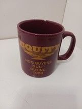 Vintage 1988 Equity Hog Buyers Golf Outing Coffee Mug Cup Staffordshire England - £7.93 GBP
