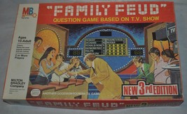 Milton Bradley Vintage 1978 Family Feud 3rd Edition Board Game. - $28.04