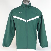 Nike Dri Fit Green Zip Front Mesh Lined Wind Track Jacket Men&#39;s NWT - £56.08 GBP