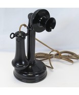 Kellogg  S&amp;S Co Black Candlestick Telephone Phone  Patent 1908 - $4,348.50 MXN