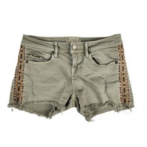 Buckle Black Shorts Womens Size 25 Fit No. 53 Stretch Short Glorenza 2 B... - $34.64