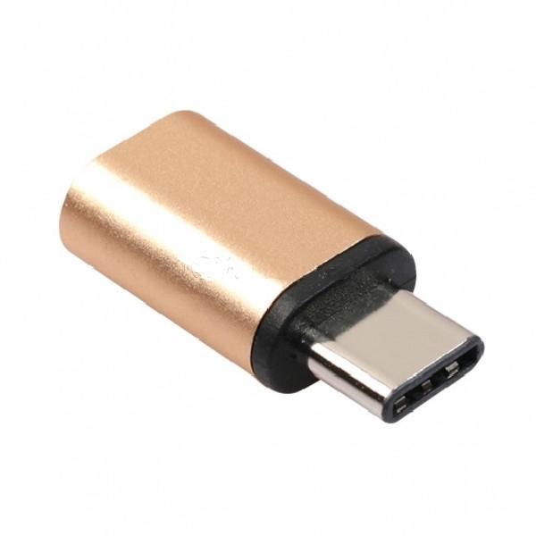 USB 3.1 Type C Male to Micro USB Female Reversible Design Hi-speed Adapter - $3.00