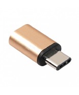 USB 3.1 Type C Male to Micro USB Female Reversible Design Hi-speed Adapter - $56.11 MXN