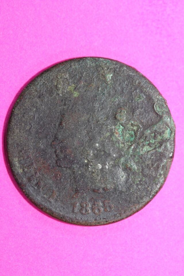 1865 Indian Head Cent Penny Scarce Early Type Coin Exact Coin Pictured 121 - $9.99