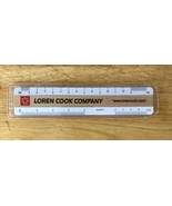 Woodrow Advertising Ruler Beveled 6” Architectural Ruler Loren Cook With... - £6.91 GBP