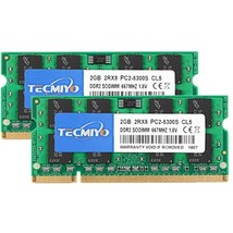 4Gb Kit (2X2Gb) Ddr2 Sodimm 667Mhz Pc2-5300 Pc2-5300S Non Ecc Unbuffered... - $27.99